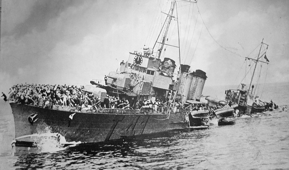 Potápění britských lodí