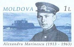Portrét Marineska na moldavské známce