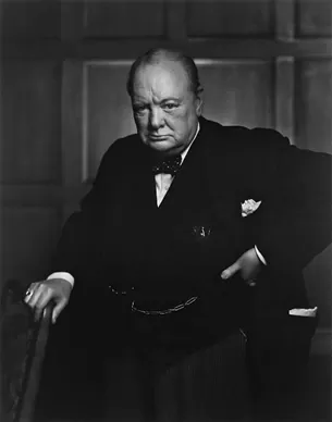 Britský ministerský předseda Winston Churchill