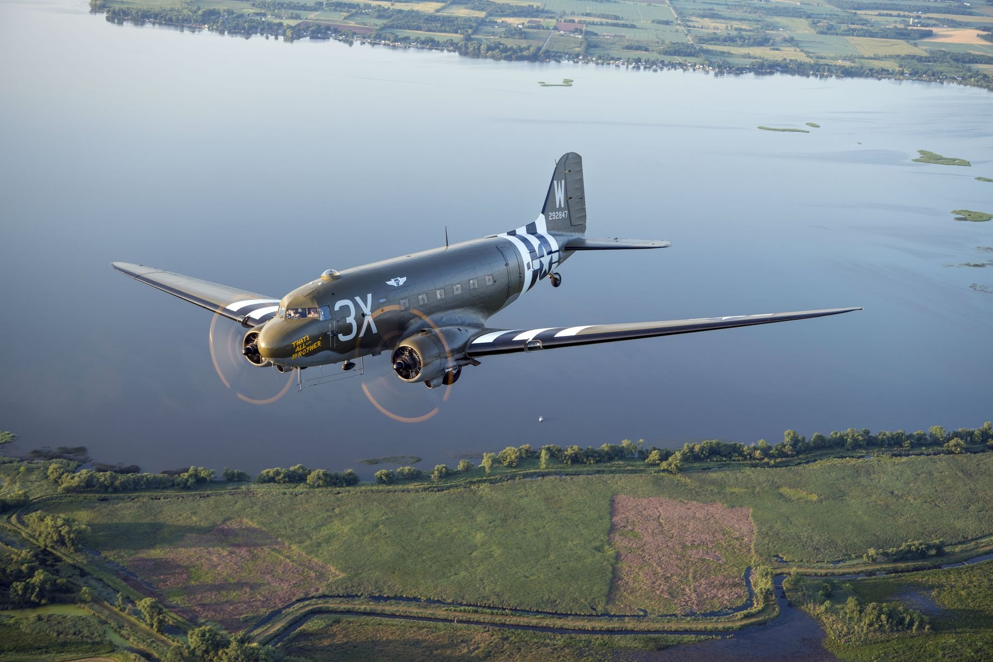 Restaurovaný letoun  That´s All, Brother na 75. výročí dne D